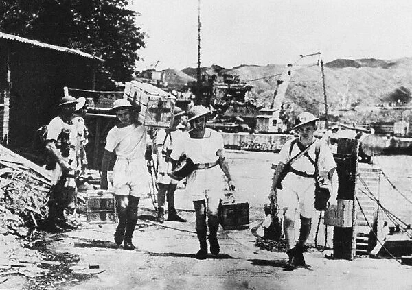 Red Cross in Hong Kong during Second World War. September 13th 1945