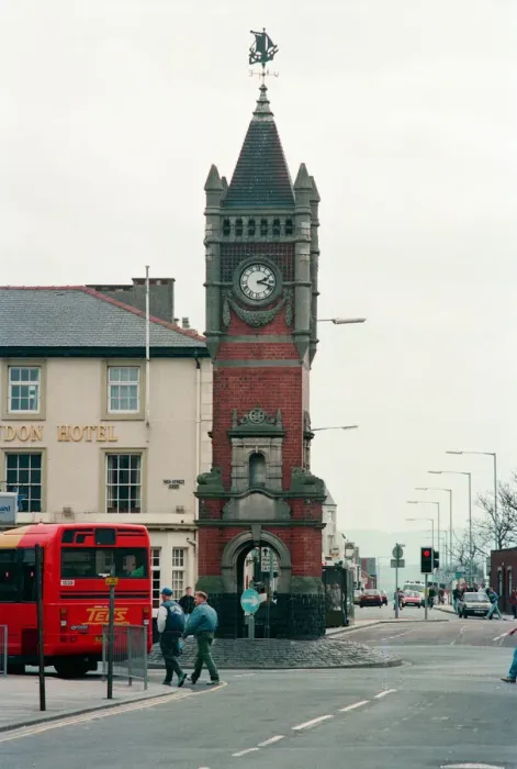 Framed Print : Redcar Clock Tower, 25th April 1994 Framed Print : Redcar Clock Tower, 25th April 1994