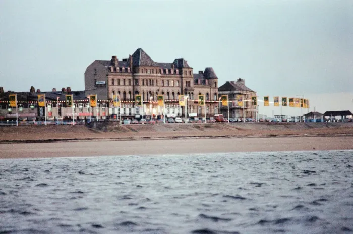 Framed Print : Redcar Esplanade, 17th August 1994. To mark the official opening of Phase 2 of Framed Print : Redcar Esplanade, 17th August 1994. To mark the official opening of Phase 2 of