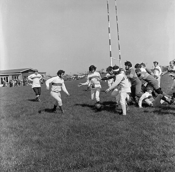 Redcar Rugby 30 a side game. 1971