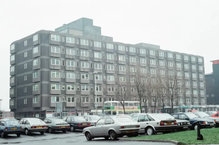 Framed Print : Rede House, 66-77 Corporation Road, Middlesbrough, 4th January 1990
