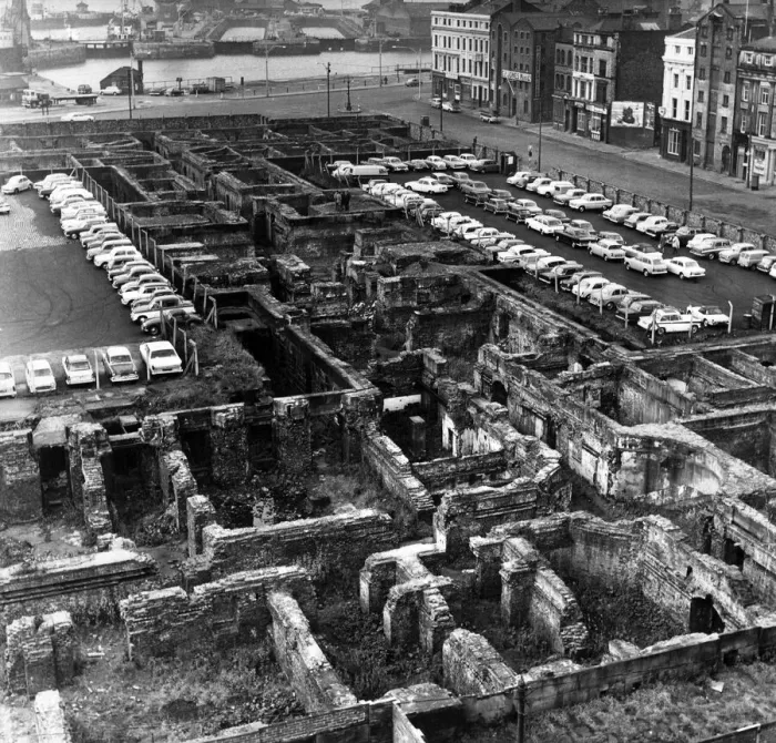 Framed Print : Redevelopment on the site of the old Customs House, Liverpool, Merseyside. Circa 1960 Framed Print : Redevelopment on the site of the old Customs House, Liverpool, Merseyside. Circa 1960