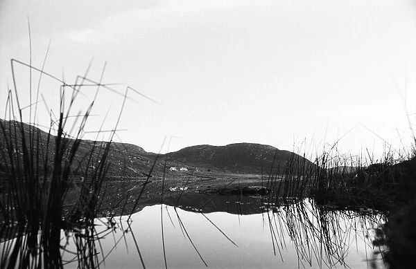 Refections in Loch Keel, County Donegal 2nd January 1977