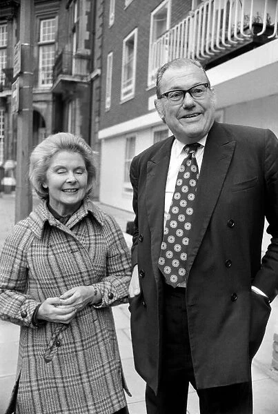 Reginald Maudling MP and wife. February 1975 75-00970-002