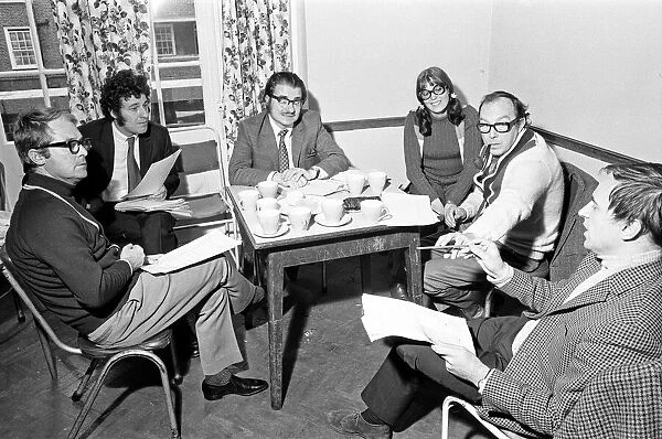 Rehearsal of Morecambe & Wise Television Show, North Kensington Community Centre, London