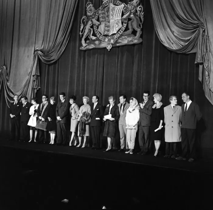 Framed Print : The rehearsal took place this morning for the Royal film performance that will take place