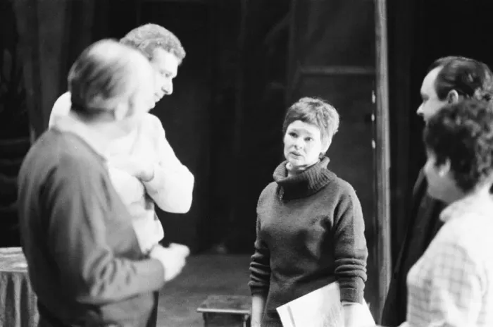 Framed Print : Rehearsals for new musical Cabaret, which opens at the Palace Theatre
