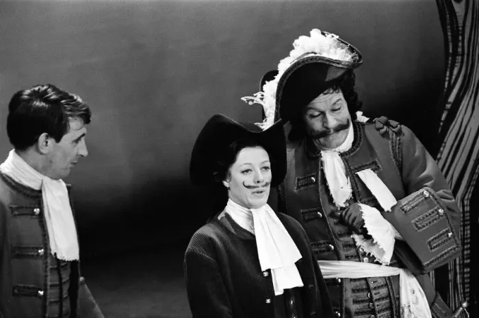 Framed Print : Rehearsals at the Queens Theatre of Associated TVs Golden Drama