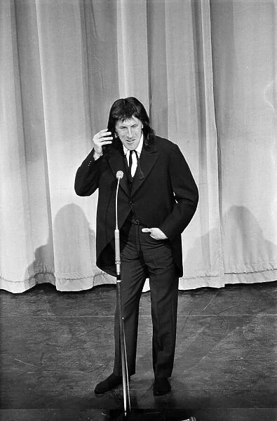 Rehearsals for the Royal Variety Performance. Bruce Forsyth. 6th November 1961