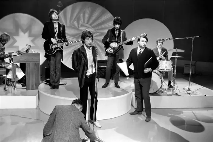 Framed Print : Rehearsals at Teddington for the Eamonn Andrews show on which the Rolling Stones appeared Framed Print : Rehearsals at Teddington for the Eamonn Andrews show on which the Rolling Stones appeared