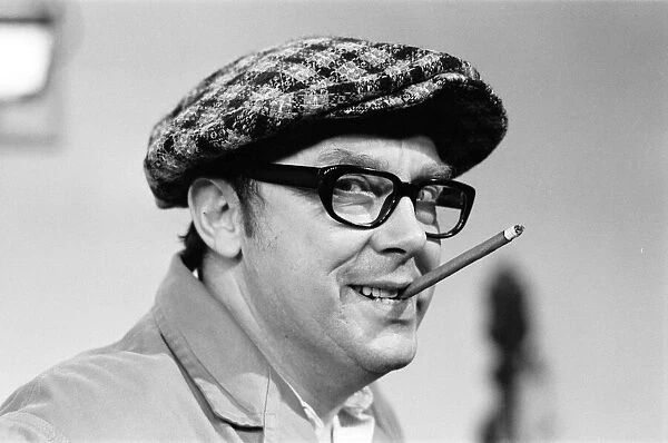 Rehearsing Morecambe & Wise Christmas Show, 18th December 1973. Eric Morecambe
