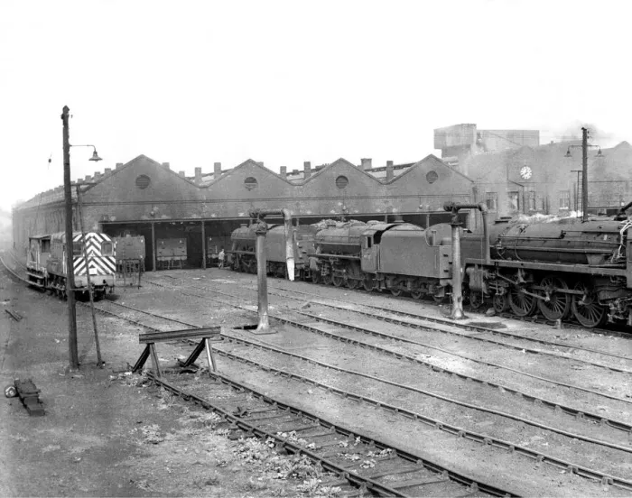 Framed Print : Some of the last remaining steam trains of British Rail stand outside Kingsmoor Framed Print : Some of the last remaining steam trains of British Rail stand outside Kingsmoor