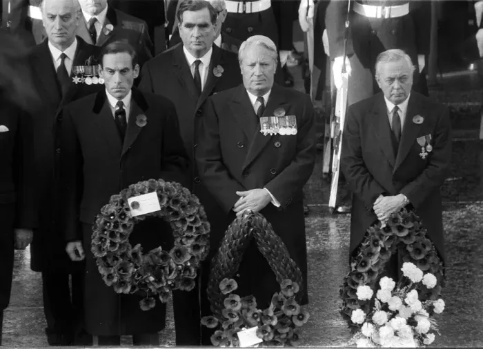 Framed Print : Rememberance Sunday November 1969 Political leaders gather at Whitehall l-r Jeremy Framed Print : Rememberance Sunday November 1969 Political leaders gather at Whitehall l-r Jeremy