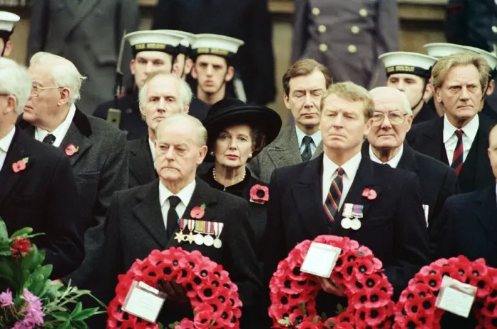 Framed Print : Remembrance Day parade at Whitehall, London. Margaret Thatcher, Paddy Ashdown Framed Print : Remembrance Day parade at Whitehall, London. Margaret Thatcher, Paddy Ashdown