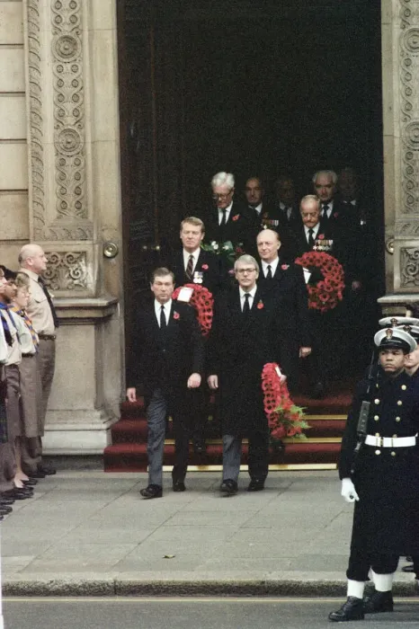 Framed Print : Remembrance Day parade at Whitehall, London. John Major, Paddy Ashdown, Neil Kinnock Framed Print : Remembrance Day parade at Whitehall, London. John Major, Paddy Ashdown, Neil Kinnock