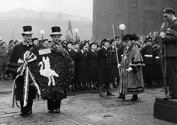 Remembrance service at Liverpool Cenopath: The Lord Mayor of Liverpool