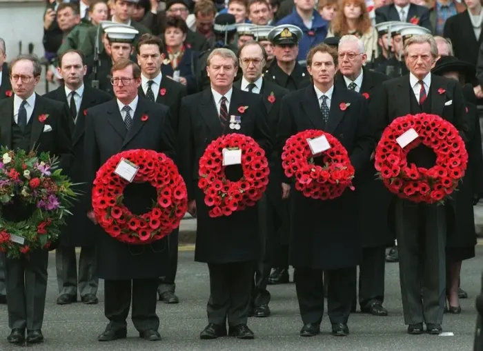 Framed Print : Remembrance Sunday Parade Cenotaph Whitehall London Front row left to right Malcom Framed Print : Remembrance Sunday Parade Cenotaph Whitehall London Front row left to right Malcom