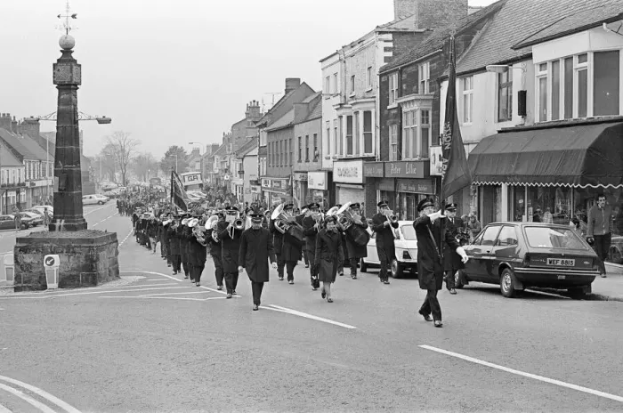 Framed Print : Remembrance Sunday Parade, Middlesbrough, Sunday 12th November 1978