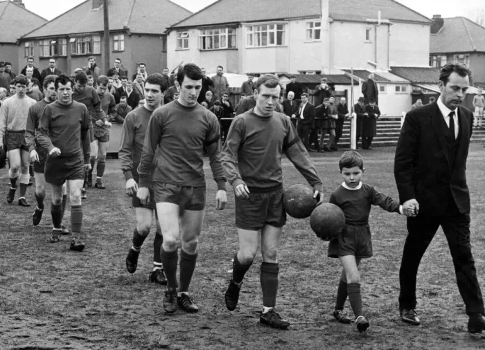 Framed Print : Remembrance is written on the faces of Highgate United Captain, Gordon Cooper