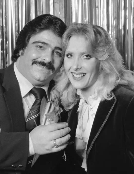Framed Print : Renee and Renato singing duo with the UK Christmas number one single of 1982 with Framed Print : Renee and Renato singing duo with the UK Christmas number one single of 1982 with