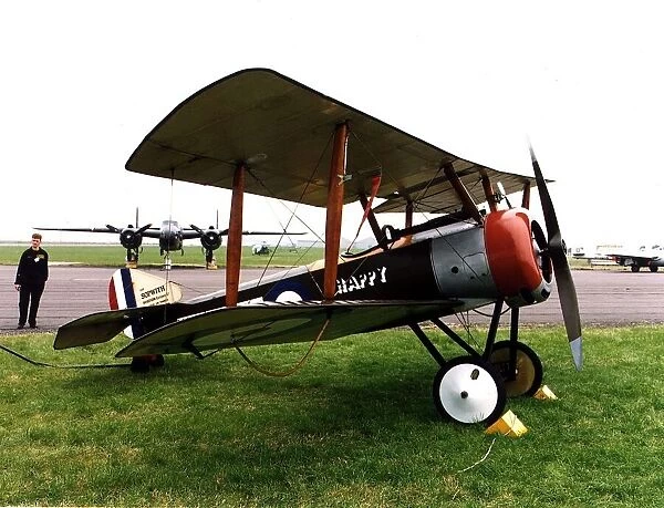 A replica of the famous World War I Biplane Sopwith Pup