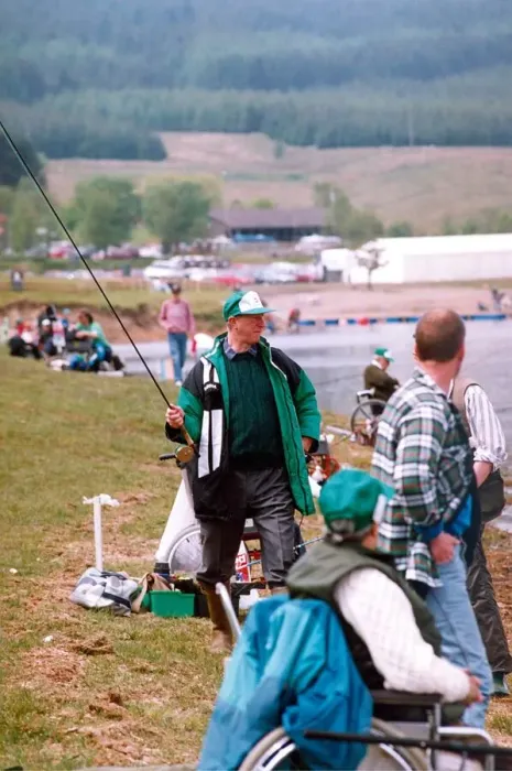 Framed Print : Republic of Ireland manager Jack Charlton at a fishing competition in July 1994 Framed Print : Republic of Ireland manager Jack Charlton at a fishing competition in July 1994