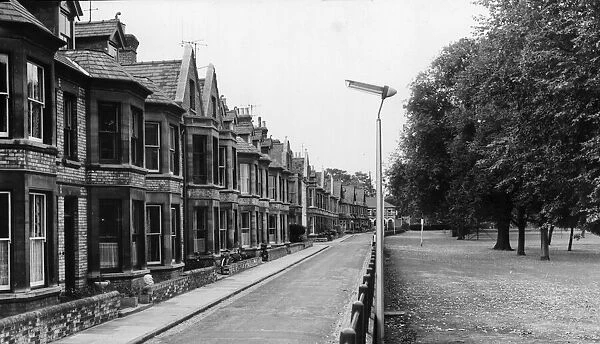 Residential housing on park Parade, Central Cambridge. 30th September 1964