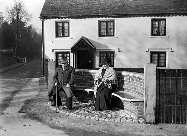 Residents of Church Row Fulmer 1936