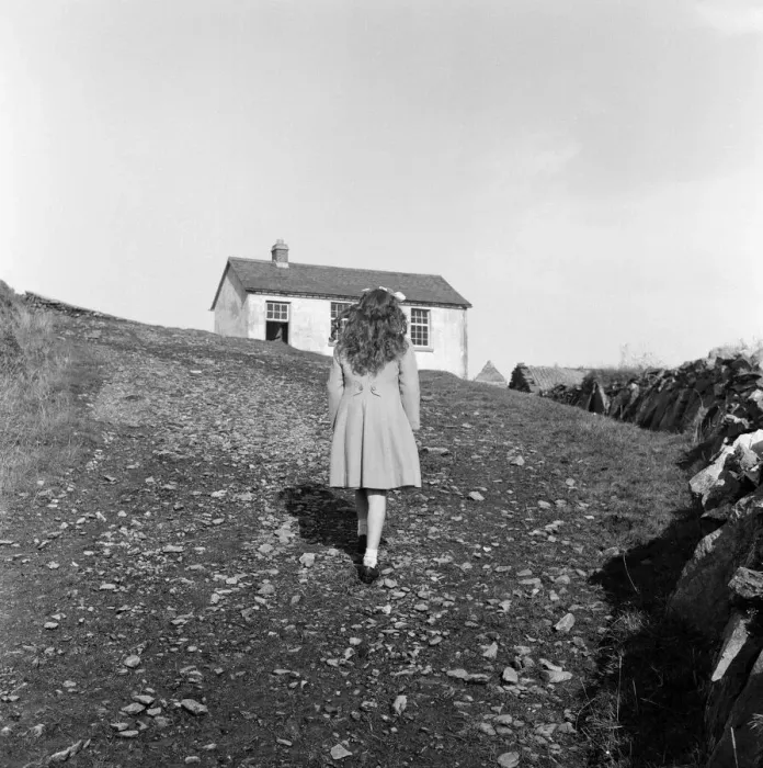 Framed Print : The last twenty three residents of Inishark Island (sometimes called Shark Island)