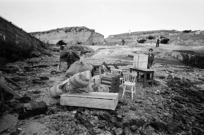 Framed Print : The last twenty three residents of Inishark Island (sometimes called Shark Island)