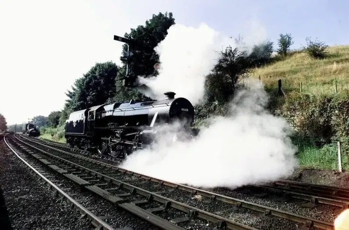 Framed Print : The restored LMS Black 5'BR loco on its test run at Severn Valley Railway Framed Print : The restored LMS Black 5'BR loco on its test run at Severn Valley Railway
