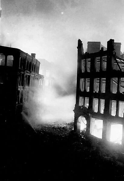 Result of the London Blitz by German bombers