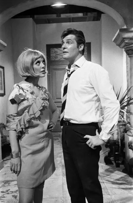 Framed Print : The return of The Saint will be on British television screens later this year for Roger Framed Print : The return of The Saint will be on British television screens later this year for Roger