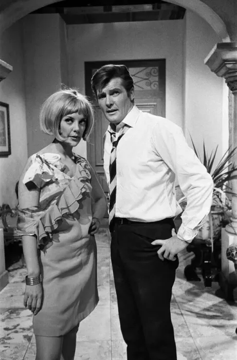Framed Print : The return of The Saint will be on British television screens later this year for Roger Framed Print : The return of The Saint will be on British television screens later this year for Roger
