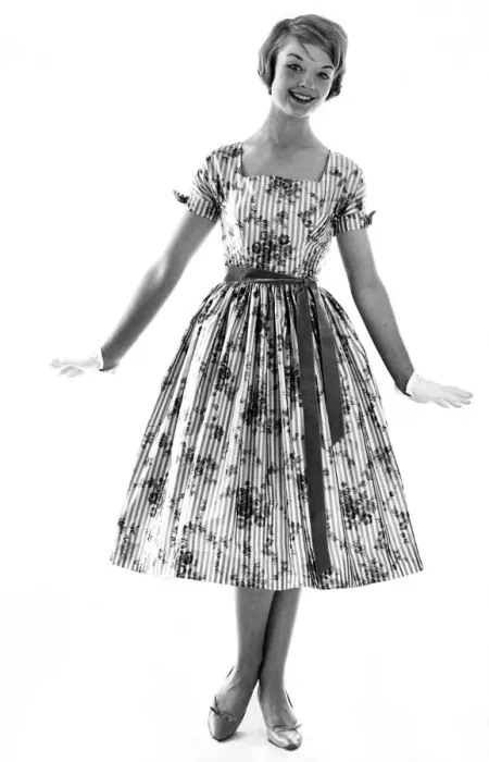 Framed Print : Reveille Dress Fashion. June 1958 P011130 Framed Print : Reveille Dress Fashion. June 1958 P011130