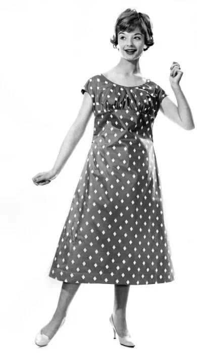 Framed Print : Reveille Dress Fashions. May 1958 P011123