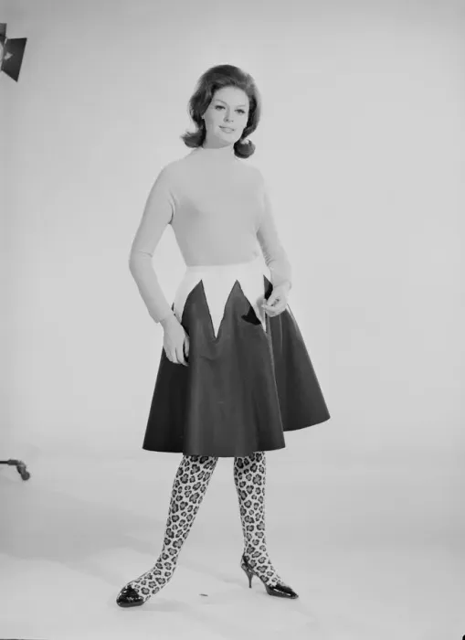 Framed Print : Reveille Fashion Feature Reveille Model Gloria James seen here modelling Skirt