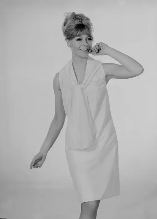 Framed Print : Reveille Fashion Feature Reveille model Marilyn Rickard seen here modelling