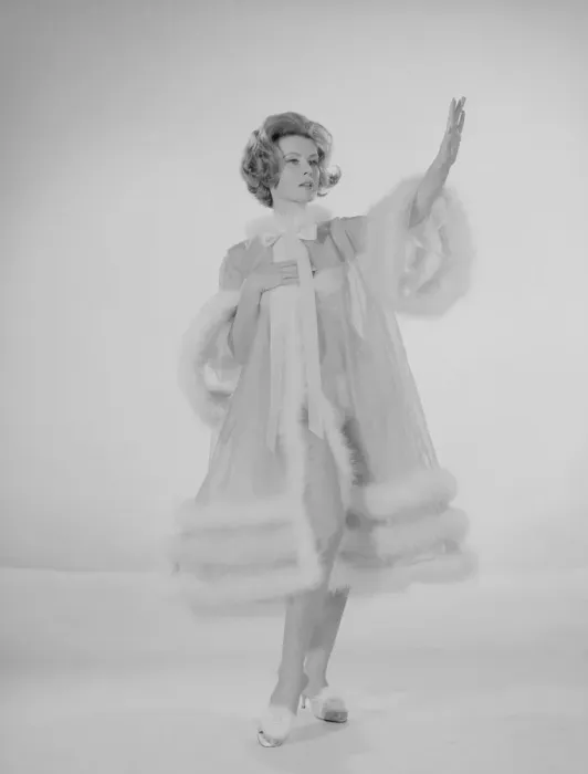 Framed Print : Reveille Fashion Feature Reveille Model Rita Royce seen here modelling a
