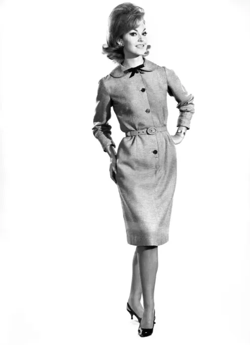 Framed Print : Reveille Fashions 1963: Ann Roberts. October 1963 P007675 Framed Print : Reveille Fashions 1963: Ann Roberts. October 1963 P007675