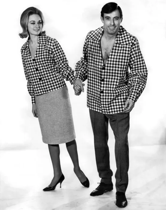Framed Print : Reveille Fashions 1964: Peter Anthony, Pamela Lovelock. February 1964 P006830 Framed Print : Reveille Fashions 1964: Peter Anthony, Pamela Lovelock. February 1964 P006830