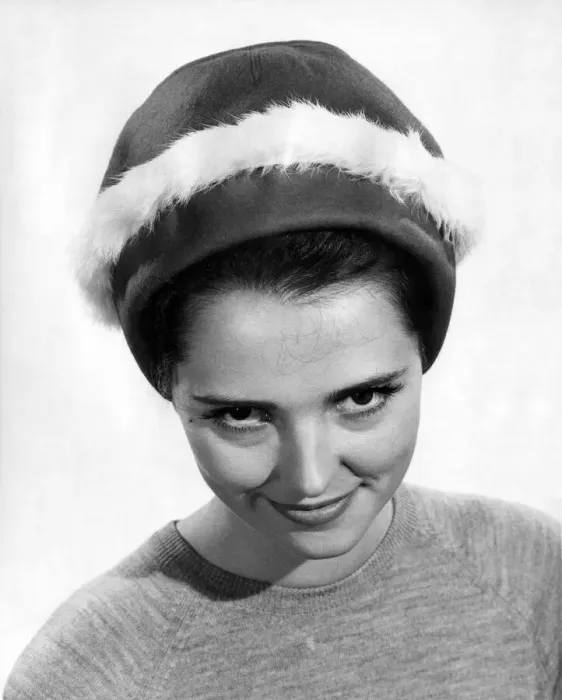 Framed Print : Reveille Fashions: Nivienne Cornwall modeling a fur trimmed hat. December 1964 P007560 Framed Print : Reveille Fashions: Nivienne Cornwall modeling a fur trimmed hat. December 1964 P007560
