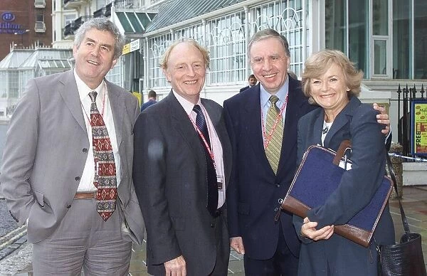 Rhodri Morgan MP with Neil Kinnock MP, Paul Murphy MP