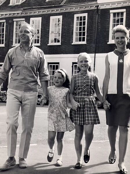 Richard Attenborough and wife Sheila with their daughters Charlotte