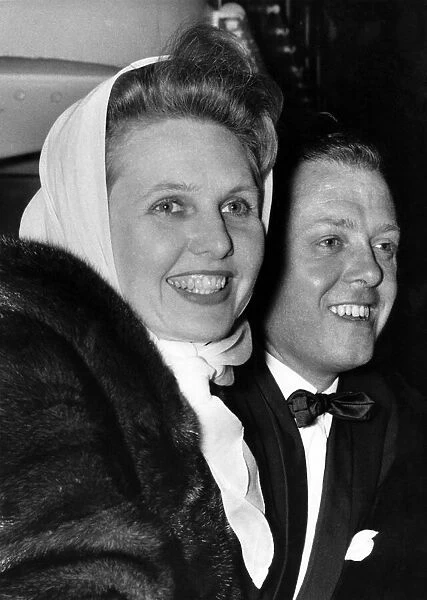 Richard Attenborough and wife Sheila Simon. Circa 1960 P016992