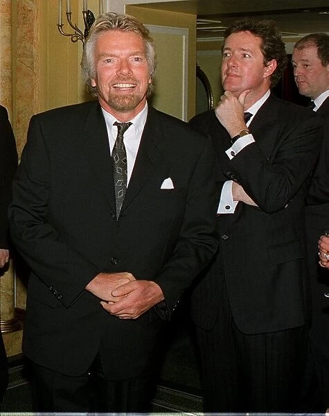 Richard Branson at The Mirror Pride of Britain Awards 1999 with Mirror Editor