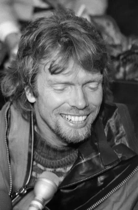 Framed Print : Richard Branson pictured safe on dry land after his ill fated Atlantic Balloon crossing Framed Print : Richard Branson pictured safe on dry land after his ill fated Atlantic Balloon crossing