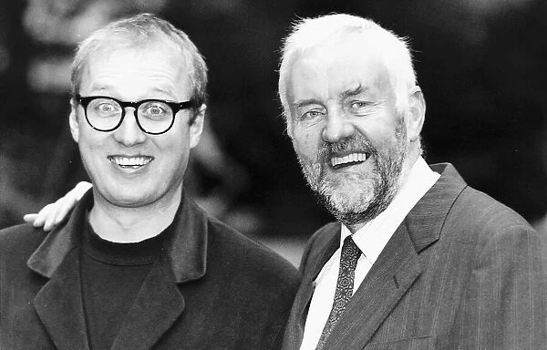 Richard Briers Actor and Ade Edmondson star in play IF YOU SEE GOD TELL HIM