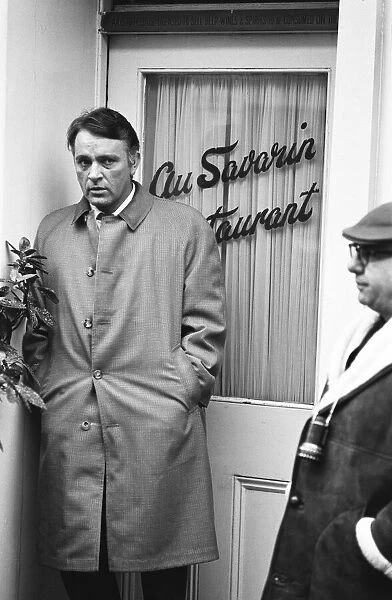 Richard Burton filming The Spy who came in from the cold'