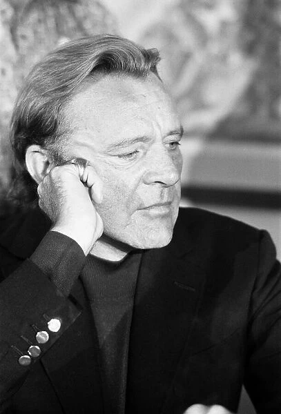 Richard Burton in Jerusalem, Israel 30th August 1975. On holiday with